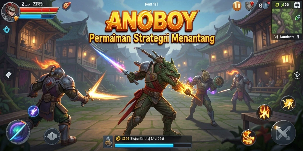Tampilan gameplay seru dari ANOBOY, tantangan dan strategi menanti!