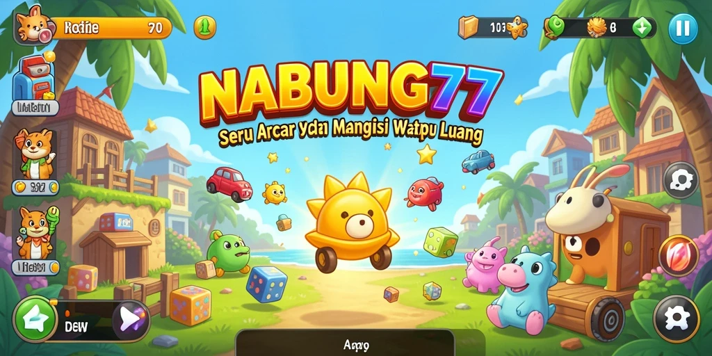 Screenshot menunjukkan gameplay seru NABUNG77 yang penuh tantangan.