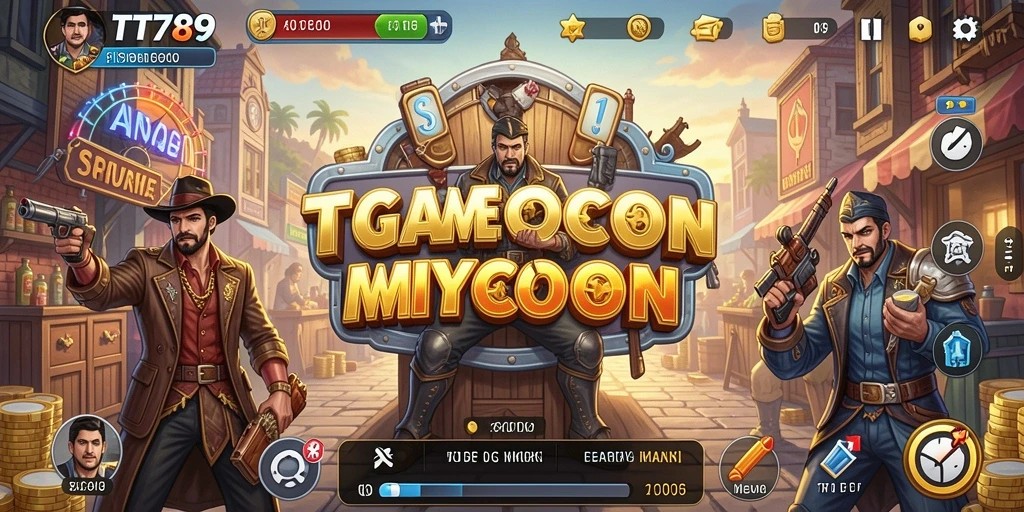 Screenshot gameplay <strong>TT789</strong> menampilkan momen seru dalam membangun usaha.